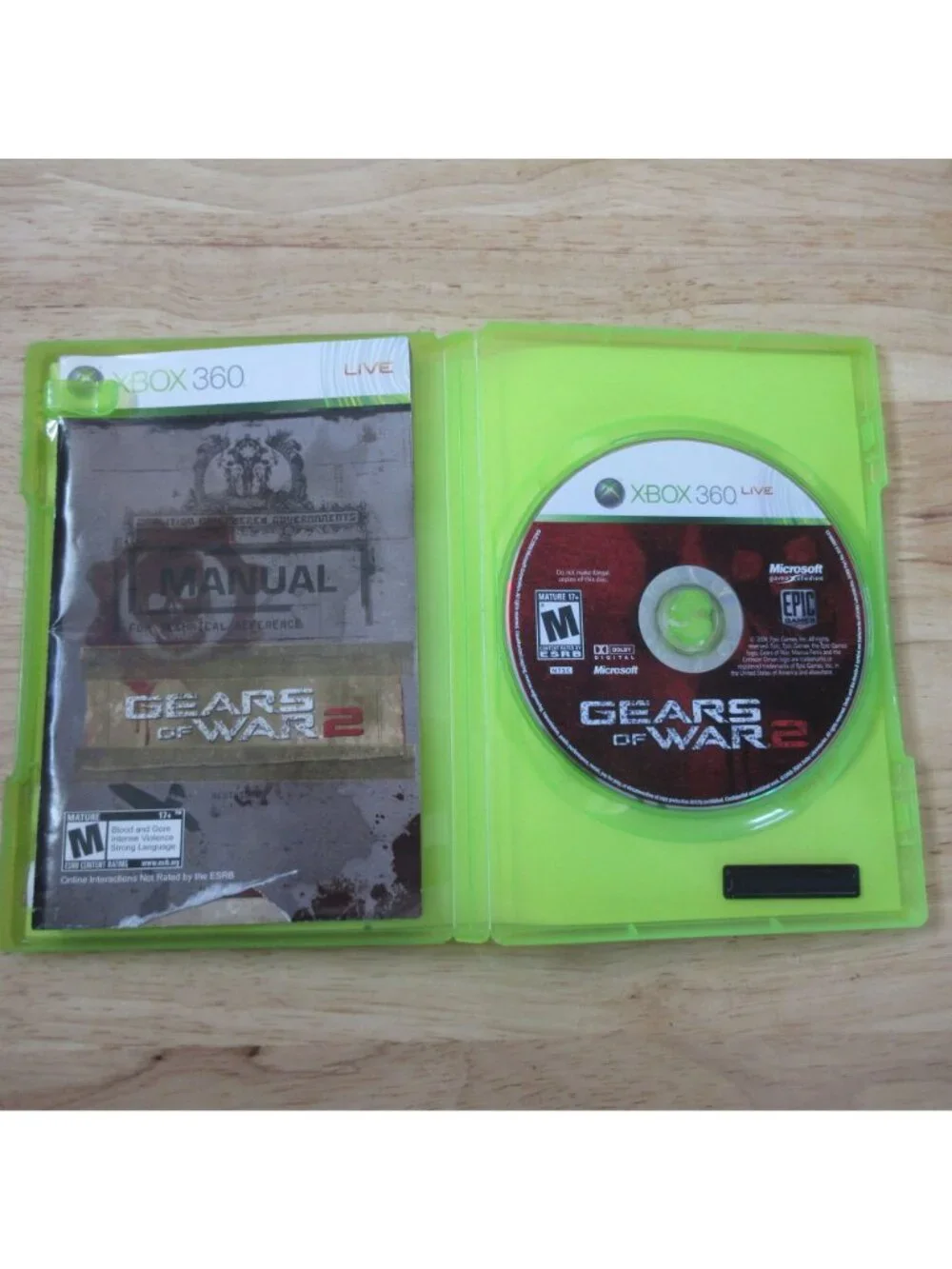 XBOX 360 Bundle 2 Video Games - Gears of War 2 & Battlefield 3